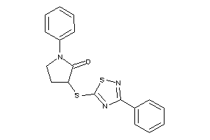 1-phenyl-3-[(3-phenyl-1,2,4-thiadiazol-5-yl)thio]-2-pyrrolidone