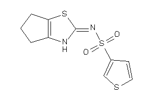 N-(3,4,5,6-tetrahydrocyclopenta[d]thiazol-2-ylidene)thiophene-3-sulfonamide