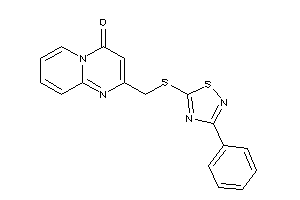 Image of 2-[[(3-phenyl-1,2,4-thiadiazol-5-yl)thio]methyl]pyrido[1,2-a]pyrimidin-4-one