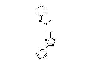 Image of 2-[(3-phenyl-1,2,4-thiadiazol-5-yl)thio]-N-(4-piperidyl)acetamide