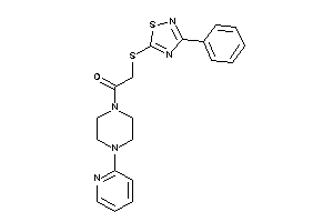 2-[(3-phenyl-1,2,4-thiadiazol-5-yl)thio]-1-[4-(2-pyridyl)piperazino]ethanone