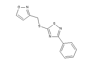 3-[[(3-phenyl-1,2,4-thiadiazol-5-yl)thio]methyl]isoxazole