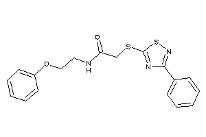 N-(2-phenoxyethyl)-2-[(3-phenyl-1,2,4-thiadiazol-5-yl)thio]acetamide
