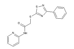 Image of 2-[(3-phenyl-1,2,4-thiadiazol-5-yl)thio]-N-(2-pyridyl)acetamide