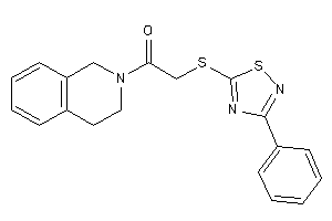 Image of 1-(3,4-dihydro-1H-isoquinolin-2-yl)-2-[(3-phenyl-1,2,4-thiadiazol-5-yl)thio]ethanone