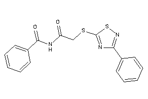 N-[2-[(3-phenyl-1,2,4-thiadiazol-5-yl)thio]acetyl]benzamide