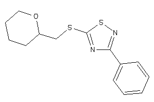 3-phenyl-5-(tetrahydropyran-2-ylmethylthio)-1,2,4-thiadiazole