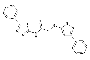 N-(5-phenyl-1,3,4-oxadiazol-2-yl)-2-[(3-phenyl-1,2,4-thiadiazol-5-yl)thio]acetamide