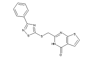 2-[[(3-phenyl-1,2,4-thiadiazol-5-yl)thio]methyl]-3H-thieno[2,3-d]pyrimidin-4-one