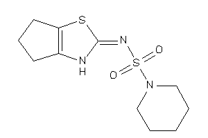 N-(3,4,5,6-tetrahydrocyclopenta[d]thiazol-2-ylidene)piperidine-1-sulfonamide