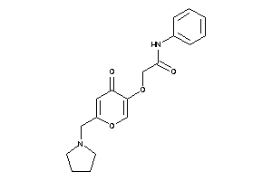 2-[4-keto-6-(pyrrolidinomethyl)pyran-3-yl]oxy-N-phenyl-acetamide