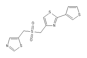 Image of 4-(thiazol-5-ylmethylsulfonylmethyl)-2-(3-thienyl)thiazole