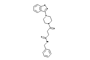 4-[4-(1,2-benzothiazol-3-yl)piperazino]-N-benzyl-4-keto-butyramide
