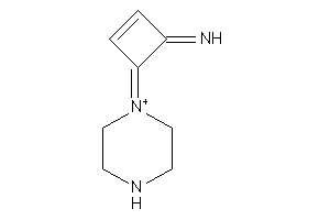 (4-piperazin-1-ium-1-ylidenecyclobut-2-en-1-ylidene)amine