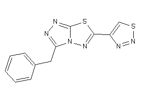 3-benzyl-6-(thiadiazol-4-yl)-[1,2,4]triazolo[3,4-b][1,3,4]thiadiazole
