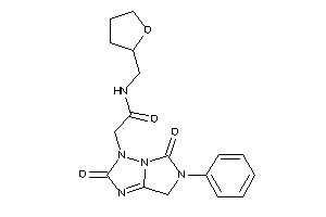 Image of 2-(2,5-diketo-6-phenyl-7H-imidazo[5,1-e][1,2,4]triazol-3-yl)-N-(tetrahydrofurfuryl)acetamide