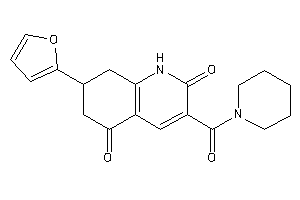 7-(2-furyl)-3-(piperidine-1-carbonyl)-1,6,7,8-tetrahydroquinoline-2,5-quinone