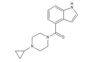 Image of (4-cyclopropylpiperazino)-(1H-indol-4-yl)methanone