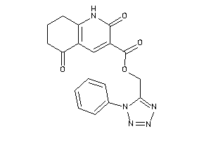 Image of 2,5-diketo-1,6,7,8-tetrahydroquinoline-3-carboxylic Acid (1-phenyltetrazol-5-yl)methyl Ester