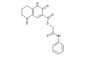 Image of 2,5-diketo-1,6,7,8-tetrahydroquinoline-3-carboxylic Acid (2-anilino-2-keto-ethyl) Ester