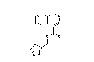 4-keto-3H-phthalazine-1-carboxylic Acid 1,3,4-oxadiazol-2-ylmethyl Ester