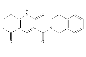 Image of 3-(3,4-dihydro-1H-isoquinoline-2-carbonyl)-1,6,7,8-tetrahydroquinoline-2,5-quinone
