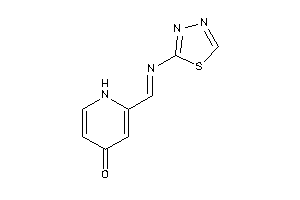 2-(1,3,4-thiadiazol-2-yliminomethyl)-4-pyridone