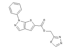 1-phenylthieno[2,3-c]pyrazole-5-carboxylic Acid 1,3,4-oxadiazol-2-ylmethyl Ester