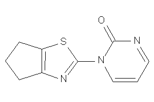 1-(5,6-dihydro-4H-cyclopenta[d]thiazol-2-yl)pyrimidin-2-one