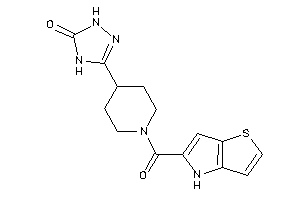 3-[1-(4H-thieno[3,2-b]pyrrole-5-carbonyl)-4-piperidyl]-1,4-dihydro-1,2,4-triazol-5-one