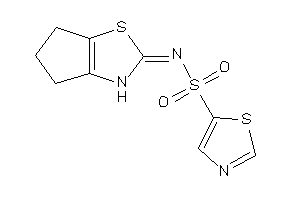 N-(3,4,5,6-tetrahydrocyclopenta[d]thiazol-2-ylidene)thiazole-5-sulfonamide
