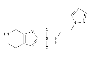 N-(2-pyrazol-1-ylethyl)-4,5,6,7-tetrahydrothieno[2,3-c]pyridine-2-sulfonamide