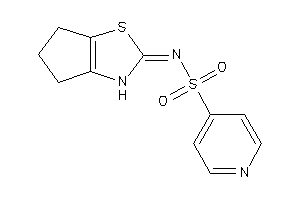 N-(3,4,5,6-tetrahydrocyclopenta[d]thiazol-2-ylidene)pyridine-4-sulfonamide