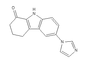 Image of 6-imidazol-1-yl-2,3,4,9-tetrahydrocarbazol-1-one