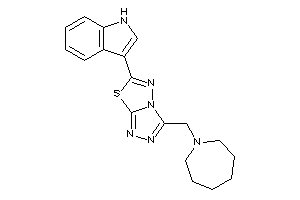 3-(azepan-1-ylmethyl)-6-(1H-indol-3-yl)-[1,2,4]triazolo[3,4-b][1,3,4]thiadiazole