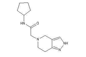 Image of N-cyclopentyl-2-(2,4,6,7-tetrahydropyrazolo[4,3-c]pyridin-5-yl)acetamide