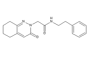 Image of 2-(3-keto-5,6,7,8-tetrahydrocinnolin-2-yl)-N-phenethyl-acetamide