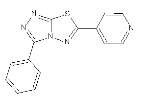 Image of 3-phenyl-6-(4-pyridyl)-[1,2,4]triazolo[3,4-b][1,3,4]thiadiazole