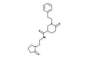 Image of 6-keto-N-[2-(2-ketopyrrolidino)ethyl]-1-phenethyl-nipecotamide