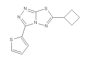 6-cyclobutyl-3-(2-thienyl)-[1,2,4]triazolo[3,4-b][1,3,4]thiadiazole