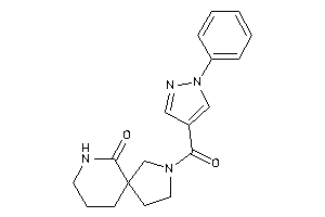 2-(1-phenylpyrazole-4-carbonyl)-2,9-diazaspiro[4.5]decan-10-one