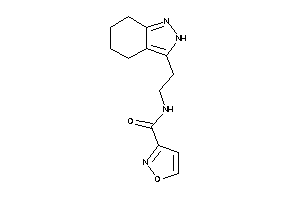 Image of N-[2-(4,5,6,7-tetrahydro-2H-indazol-3-yl)ethyl]isoxazole-3-carboxamide