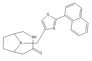 Image of 9-[[2-(1-naphthyl)oxazol-4-yl]methyl]-4,9-diazabicyclo[4.2.1]nonan-3-one