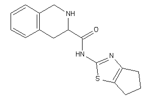 Image of N-(5,6-dihydro-4H-cyclopenta[d]thiazol-2-yl)-1,2,3,4-tetrahydroisoquinoline-3-carboxamide