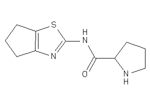 Image of N-(5,6-dihydro-4H-cyclopenta[d]thiazol-2-yl)pyrrolidine-2-carboxamide