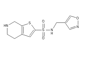 Image of N-(isoxazol-4-ylmethyl)-4,5,6,7-tetrahydrothieno[2,3-c]pyridine-2-sulfonamide
