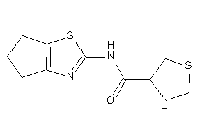 Image of N-(5,6-dihydro-4H-cyclopenta[d]thiazol-2-yl)thiazolidine-4-carboxamide