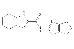 N-(5,6-dihydro-4H-cyclopenta[d]thiazol-2-yl)-2,3,3a,4,5,6,7,7a-octahydro-1H-indole-2-carboxamide