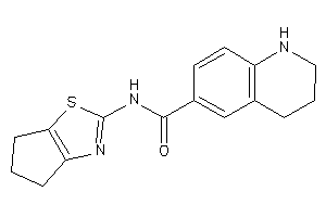 Image of N-(5,6-dihydro-4H-cyclopenta[d]thiazol-2-yl)-1,2,3,4-tetrahydroquinoline-6-carboxamide