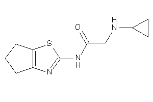 2-(cyclopropylamino)-N-(5,6-dihydro-4H-cyclopenta[d]thiazol-2-yl)acetamide